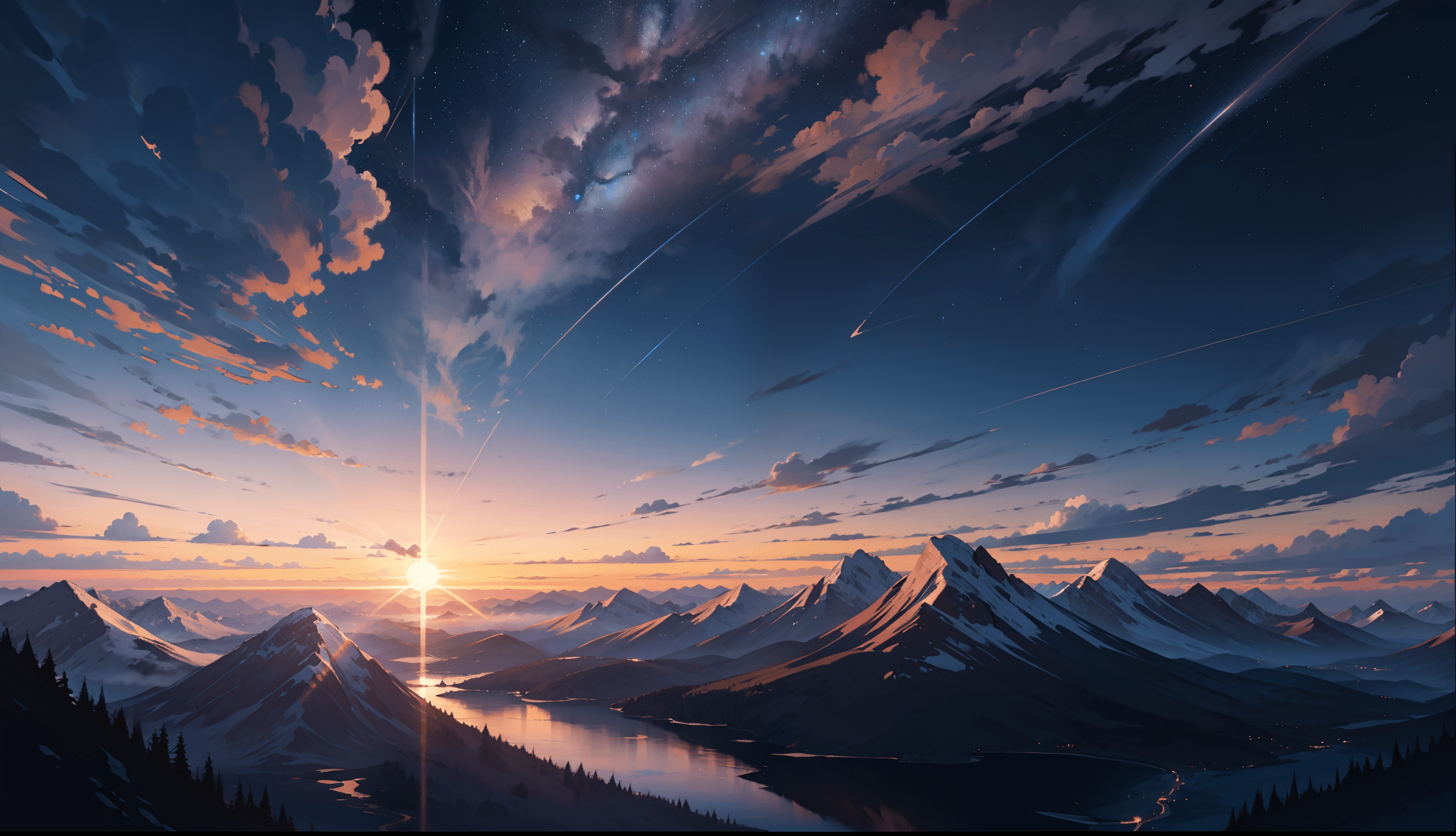 Anime Scenery Hd Wallpapers Top Free Anime Scenery Hd Backgrounds