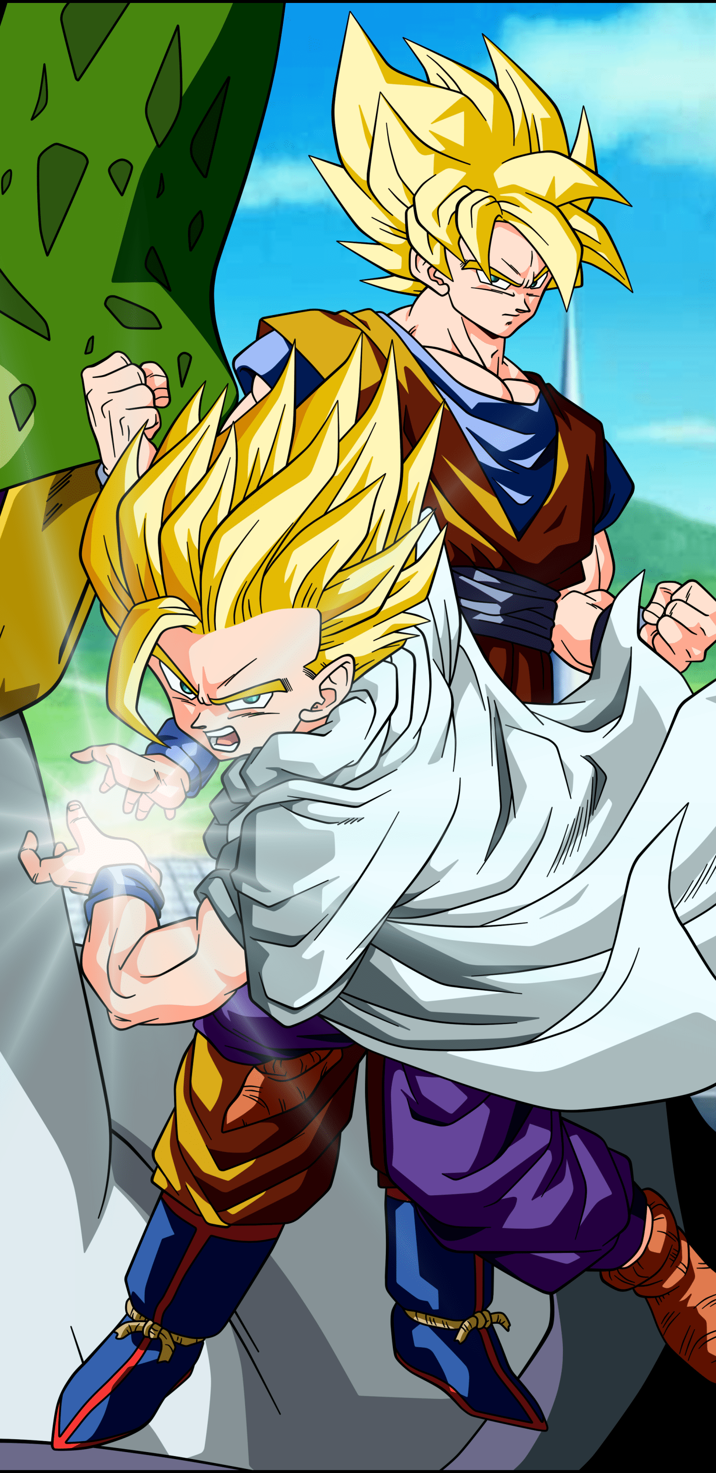 Gohan Vs Cell Wallpapers Top Free Gohan Vs Cell Backgrounds