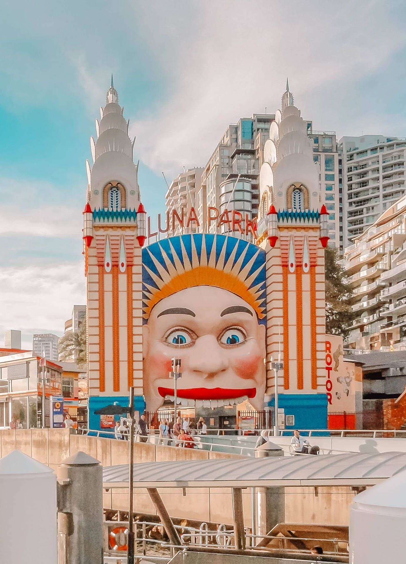1380x1920 Download Sydney Luna Park Wallpaper