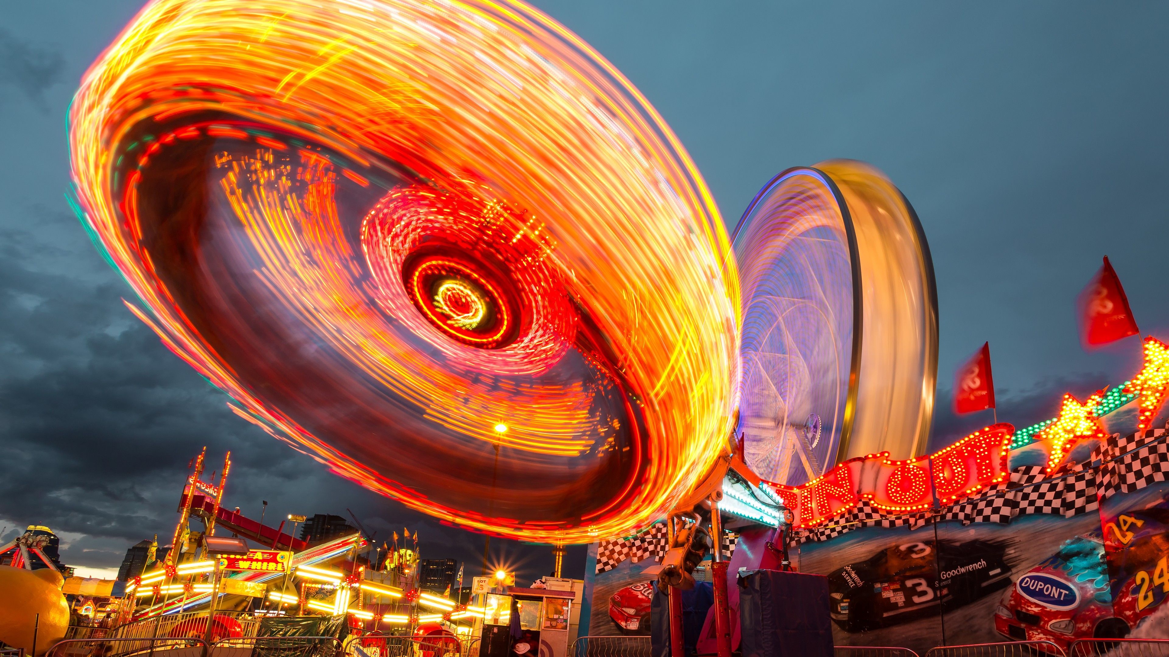 3840x2160 Download Amusement Park wallpaper for mobile phone, free Amusement Park HD picture