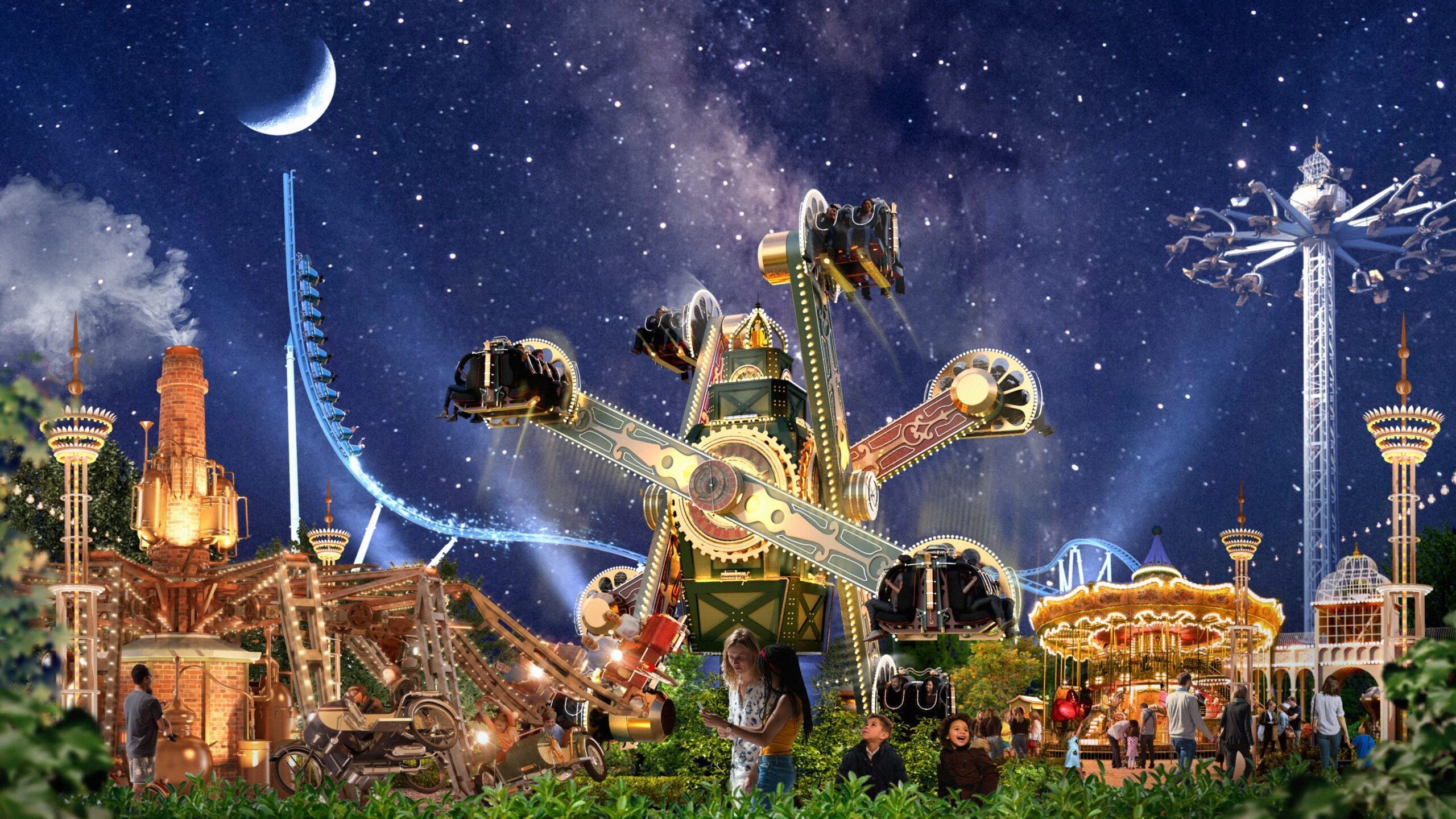 2560x1440 Liseberg to open new Luna Park themed land in time for 100 year anniversary