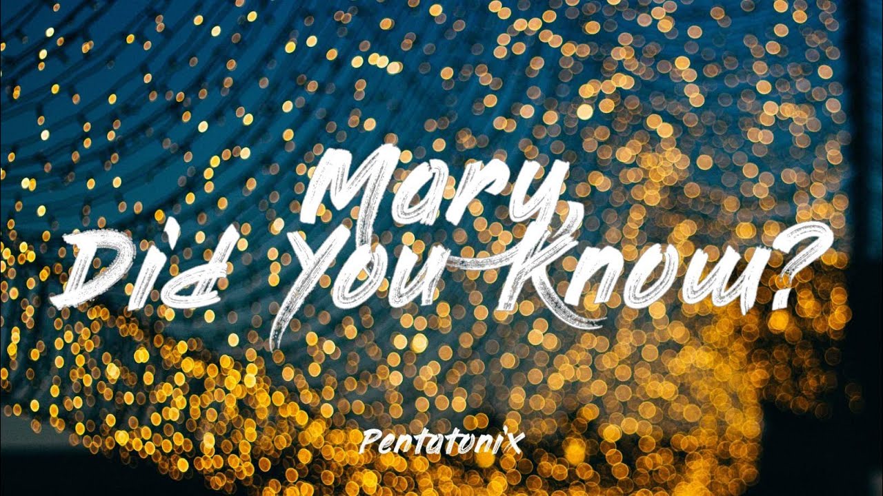 1280x720 Mary, Did You Know?. Lyrics [1 HOUR]