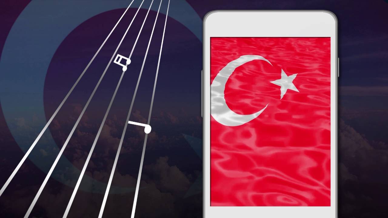 1280x720 3D Turkey flag Live wallpaperürk bayragi masaüstü duvar