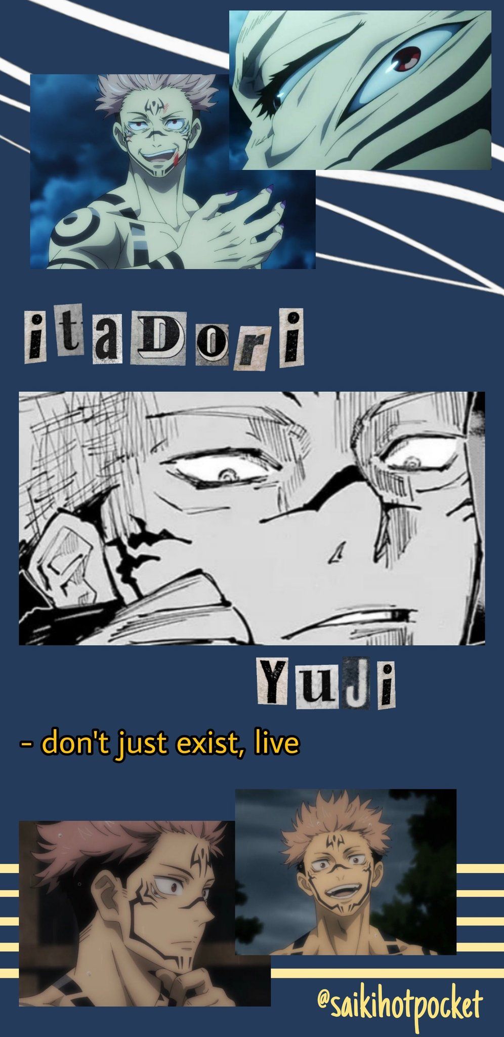 996x2048 itadori yuji wallpaper :D