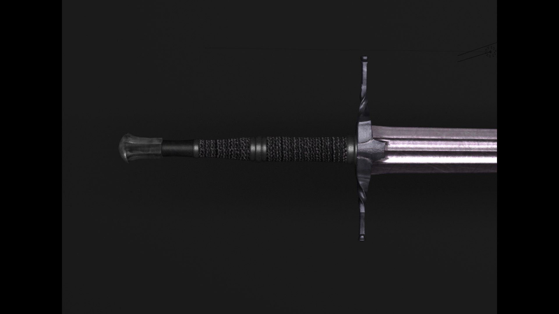 1920x1080 Witcher sword 3D