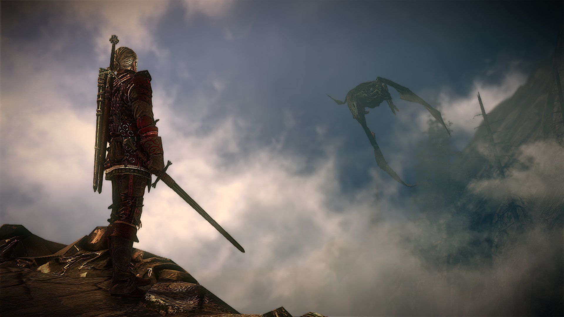 1920x1080 the, Witcher, Assassins, Of, Kings, Geralt, Sword, Saesenthessis