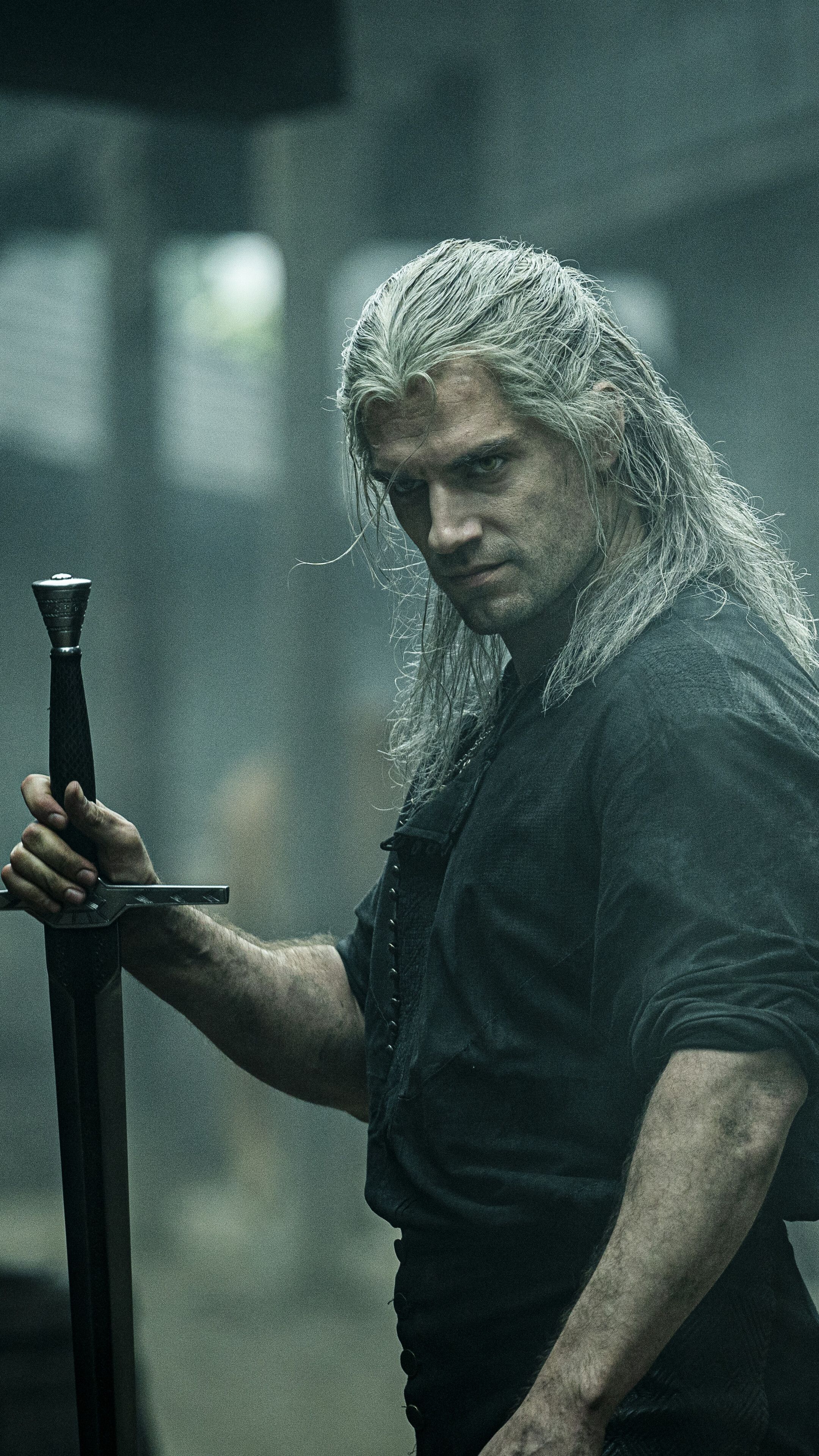 2160x3840 The Witcher, Sword, Geralt, Henry Cavill HD Gallery HD Wallpaper