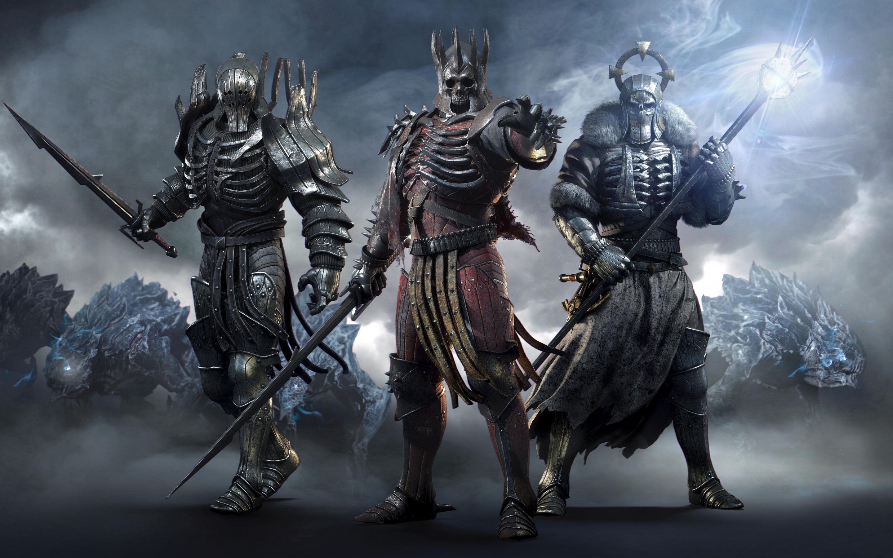 2880x1800 Wallpaper The witcher 3 wild hunt, Armor, Helmet, Sword