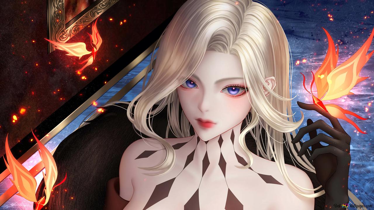 1280x720 Antagonist 'La Signora' Impact (Anime Video Game) 4K wallpaper download