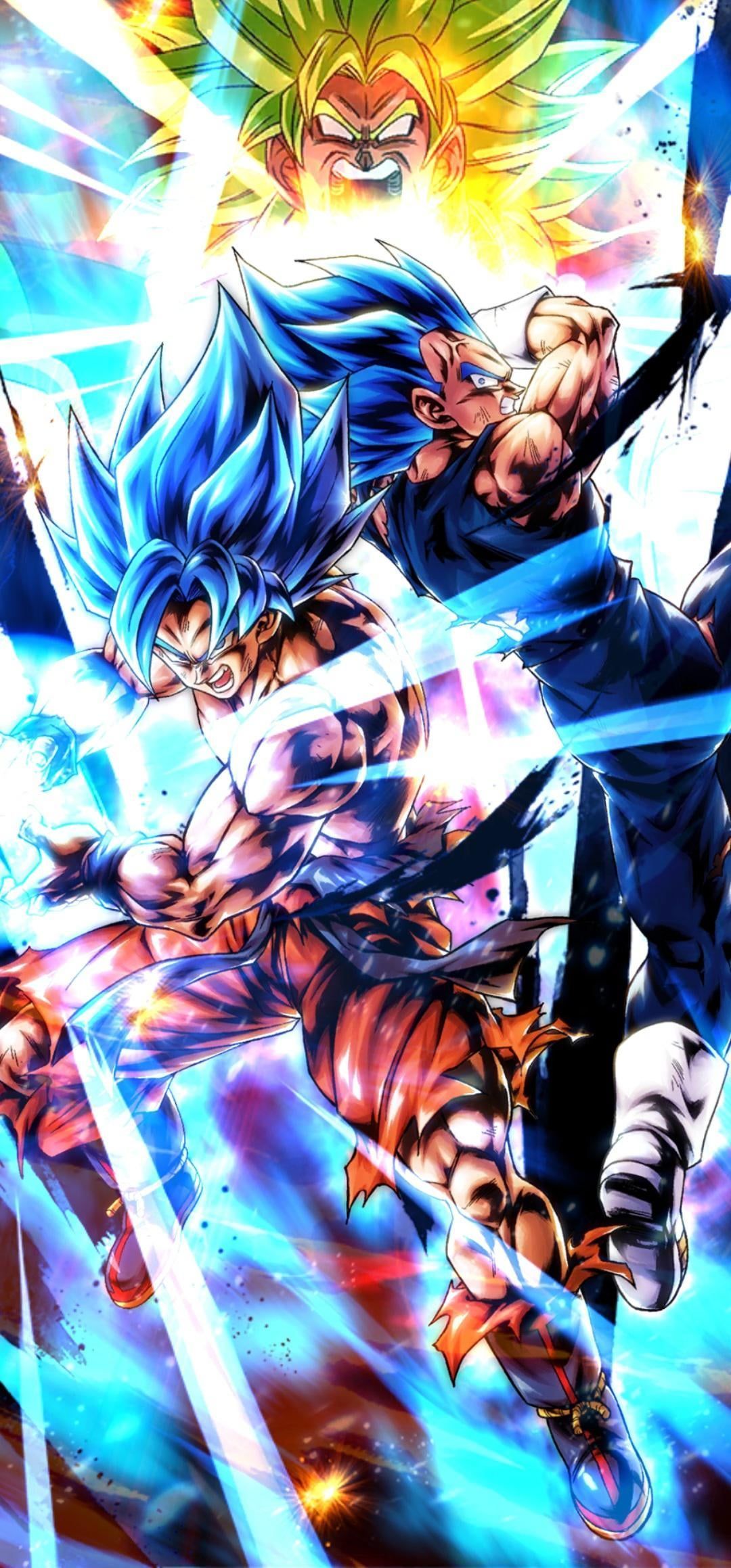 1080x2318 I love that in each art of the Goku and Vegeta's you can see the main antagonist in the background
