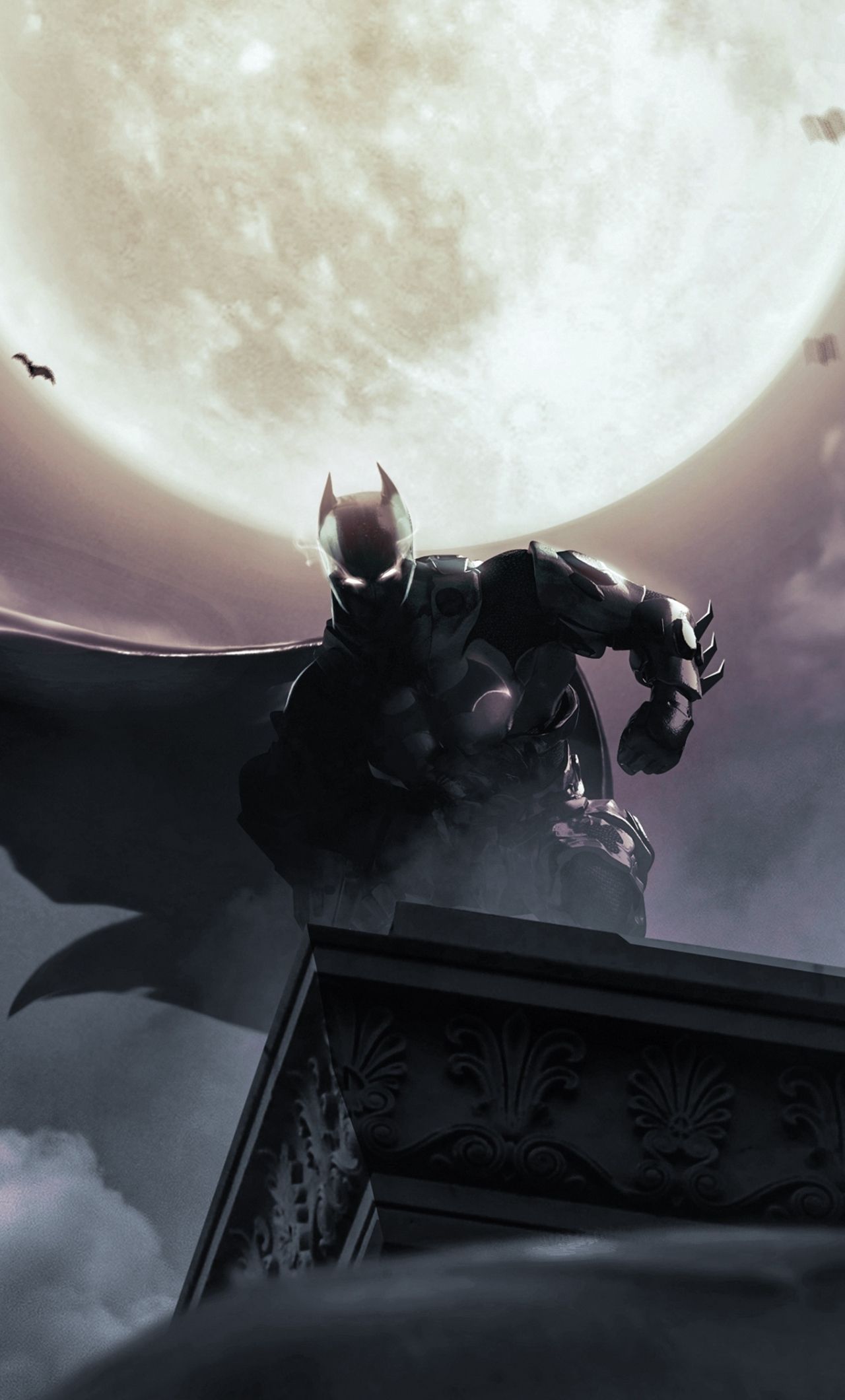 1280x2120 Download wallpaper 1280x2120 the batman, bosslogic art, night, iphone 6 plus, 1280x2120 HD background, 25836