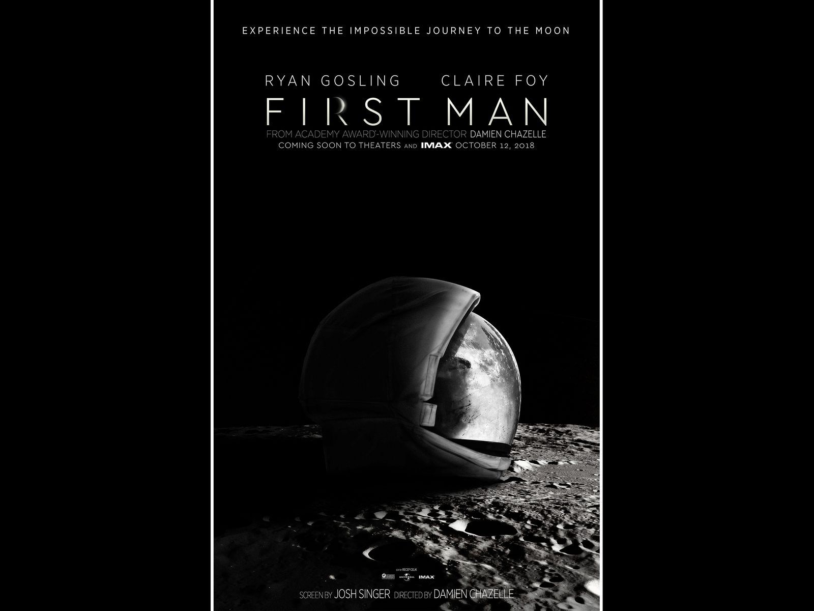 1600x1200 First Man. Movie Poster by Recep on Dribbble