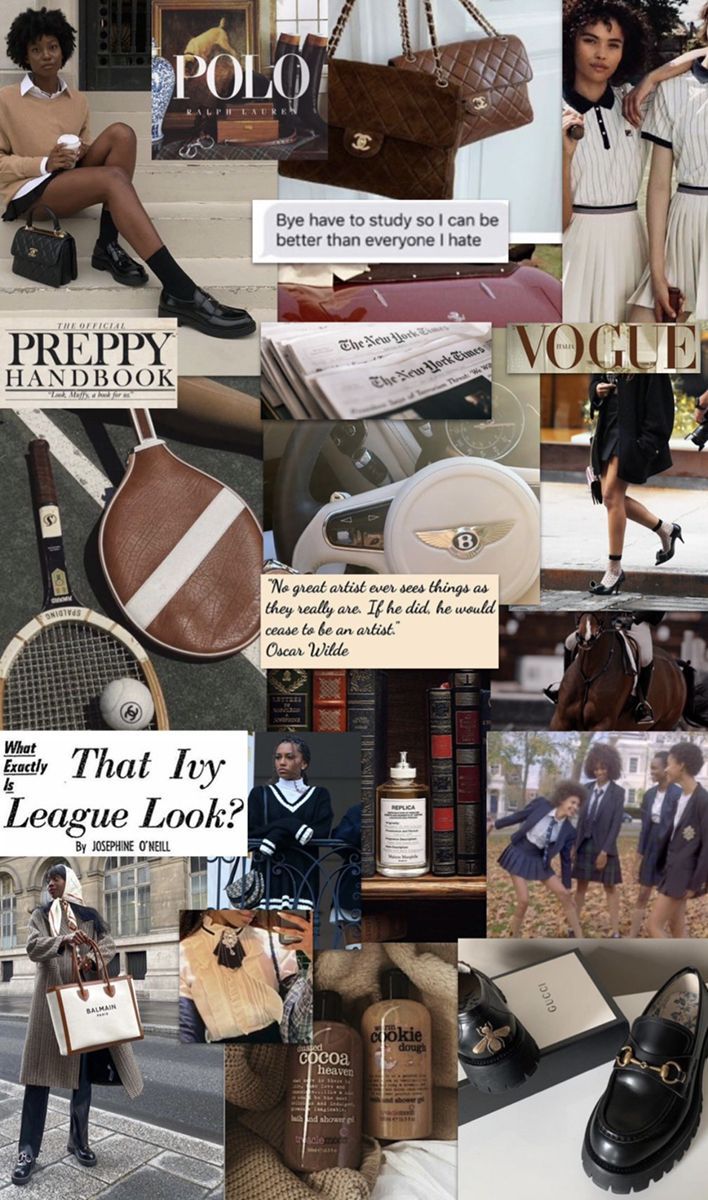 708x1200 collage /. Ivy league aesthetic, Old money aesthetic, Mood board fashion