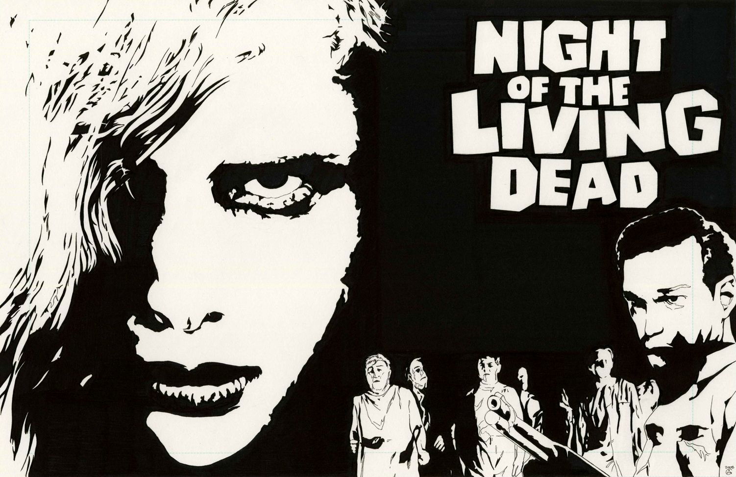 1502x974 Movie Night Of The Living Dead Wallpaper