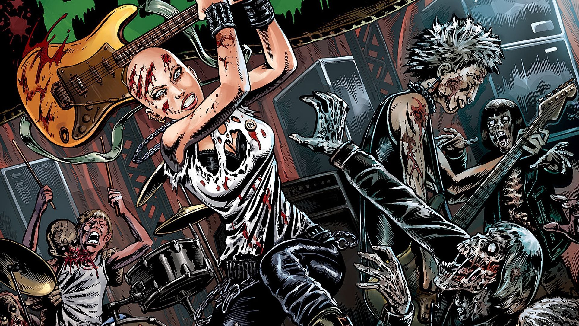 1920x1080 Comics Night of the Living Dead HD Wallpaper