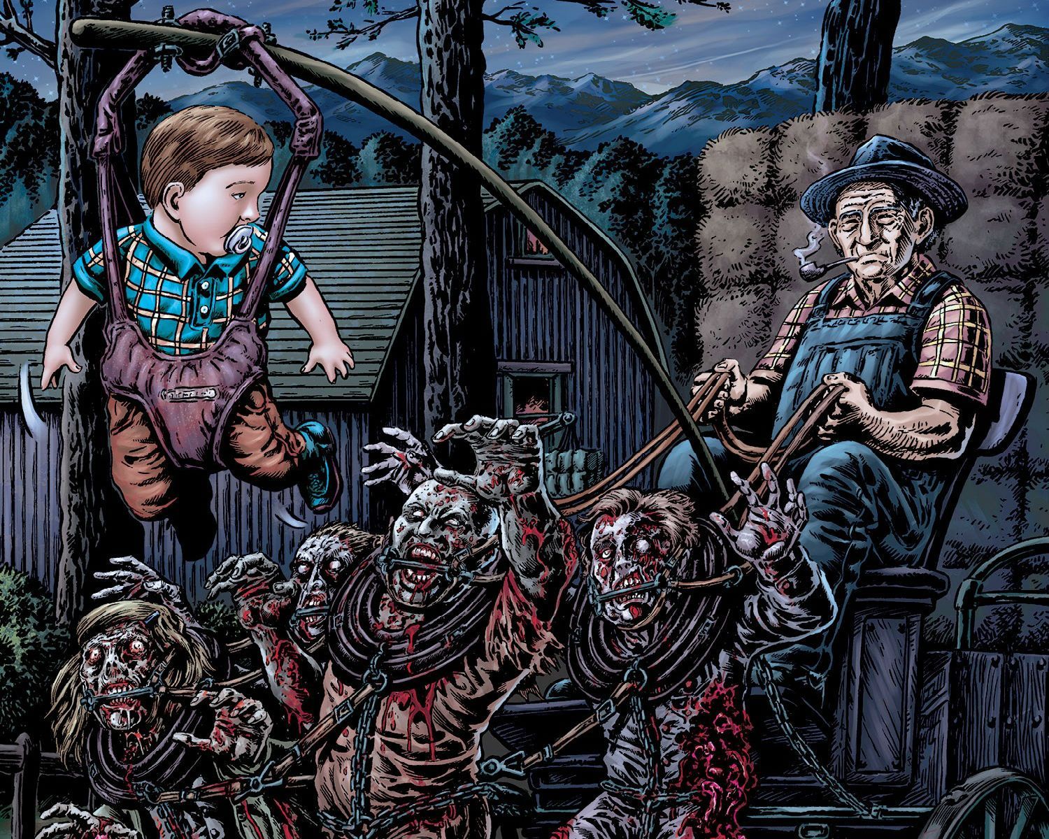 1500x1200 NIGHT OF THE LIVING DEAD Avatar Press Je Wallpaperx1200