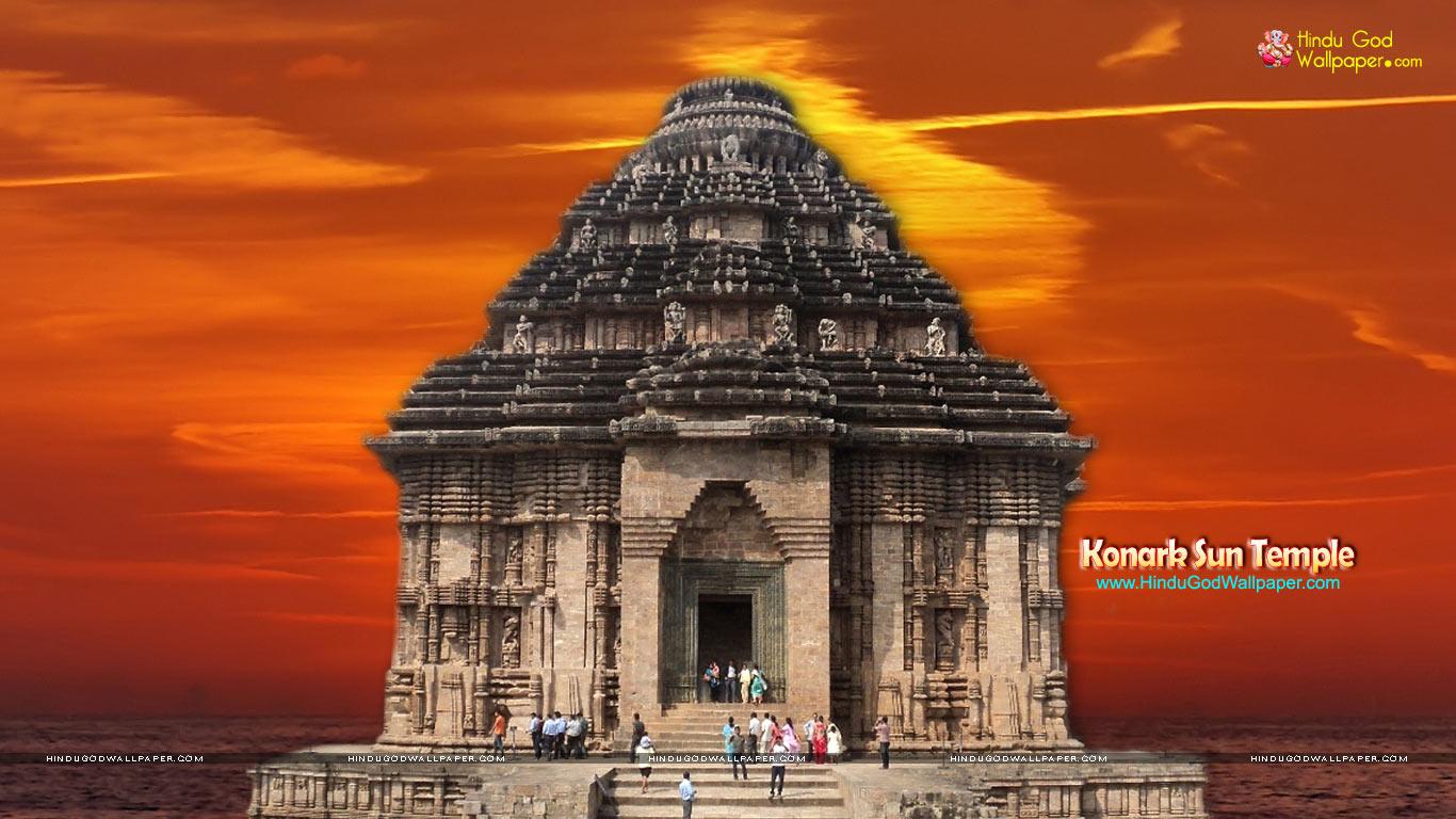 1366x768 Konark Sun Temple Wallpaper