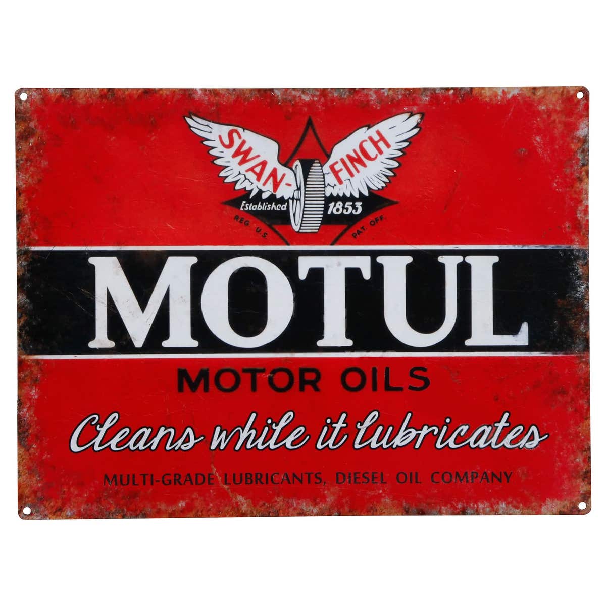 1200x1200 Motul Vintage Metal Sign
