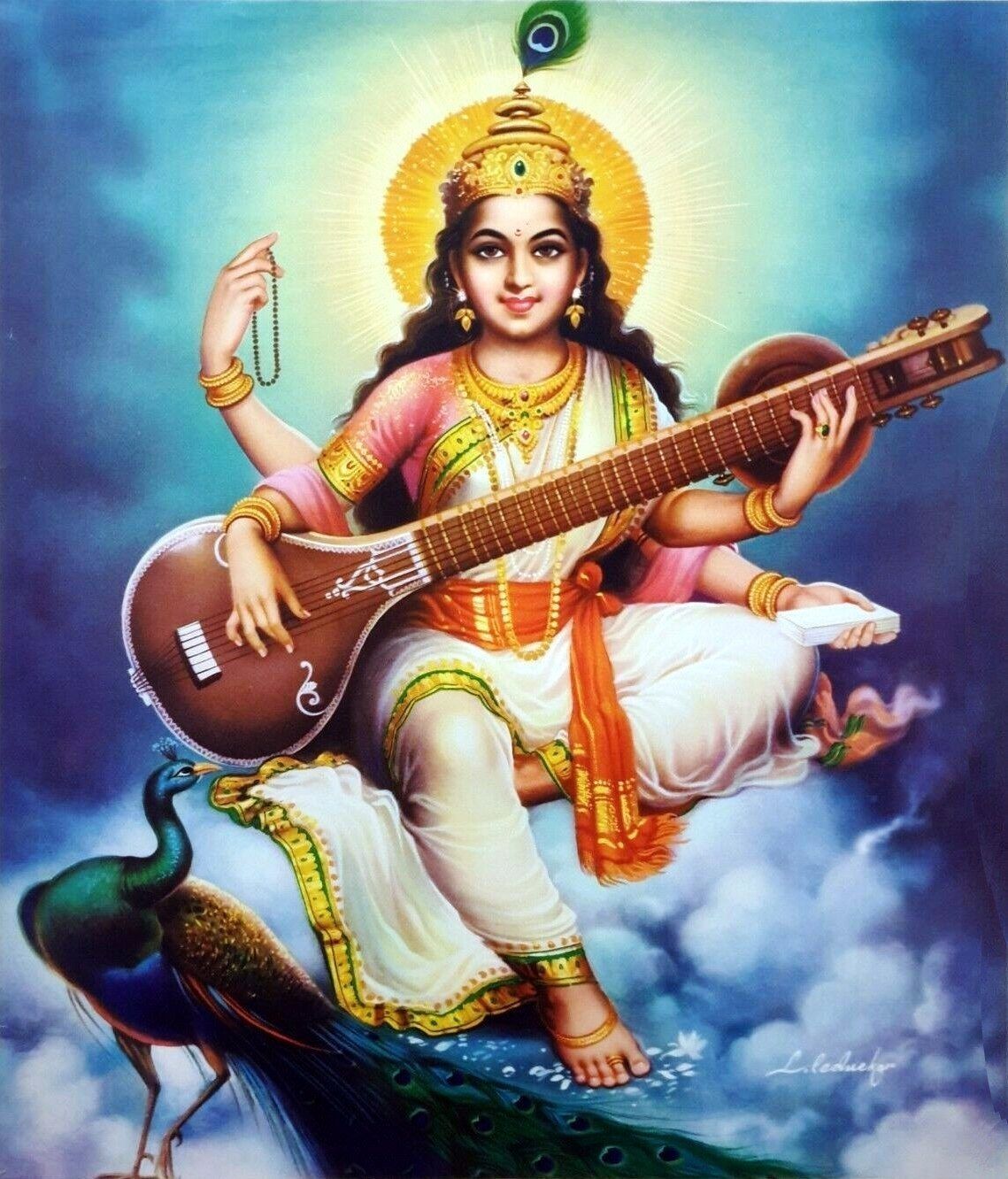 1139x1332 Goddess Saraswati Image