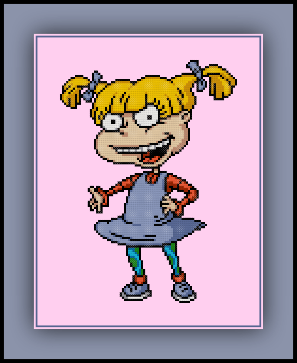 982x1200 Free Angelica Cross Stitch Pattern Rugrats