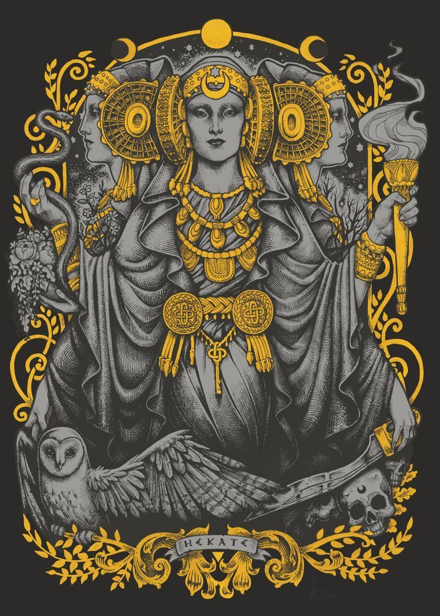 857x1200 Iberian Hecate, by Medusa Dollmaker' Poster