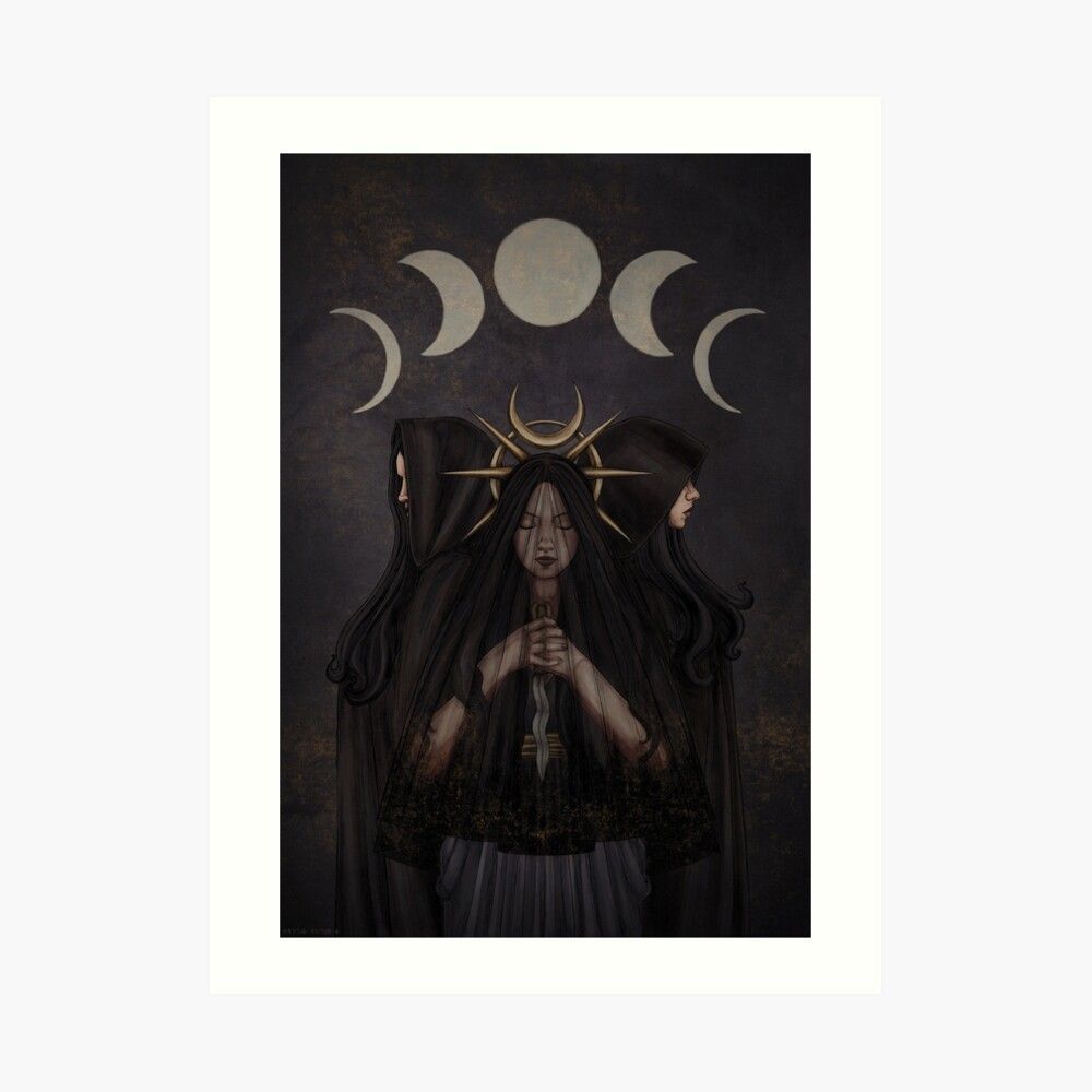 1000x1000 Hekate Art Board Print