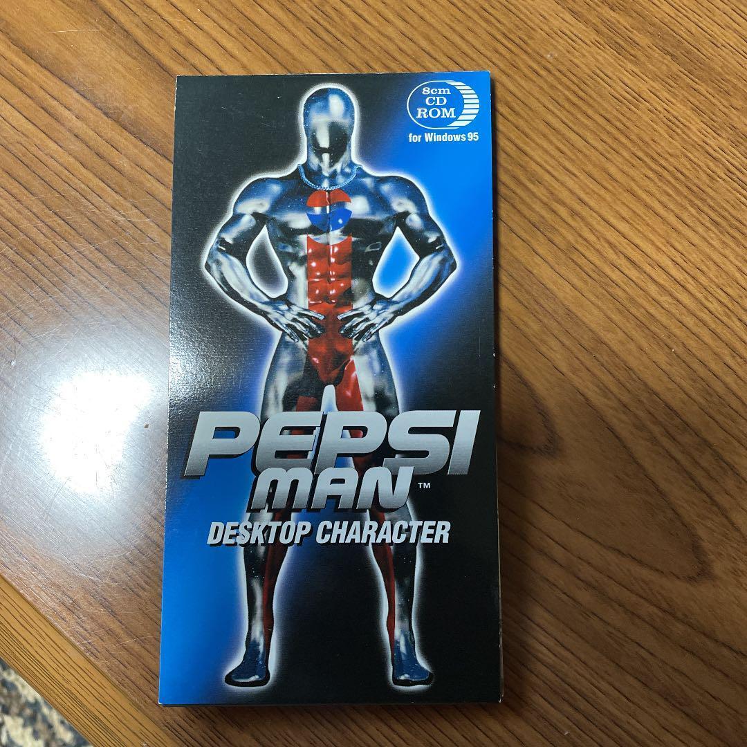 1080x1080 Pepsi Cola Pepsiman Desktop Character for Windows 95 Novelty Vintage from Japan