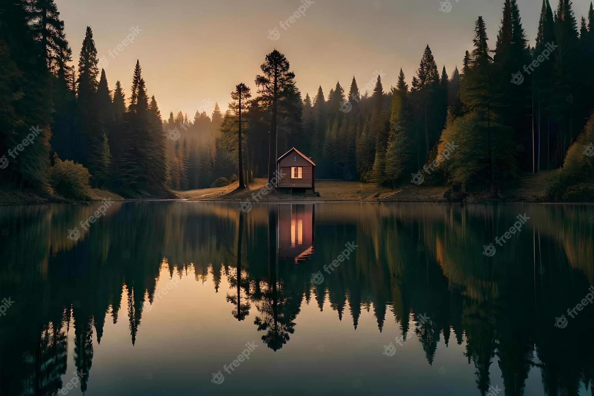 2000x1333 Lake Cabin Image