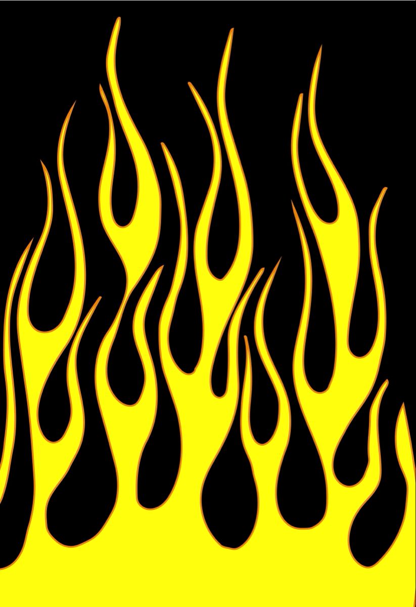 823x1200 Yellow Flames - Flame art, iPhone wallpaper tumblr aesthetic, Orange wallpaper