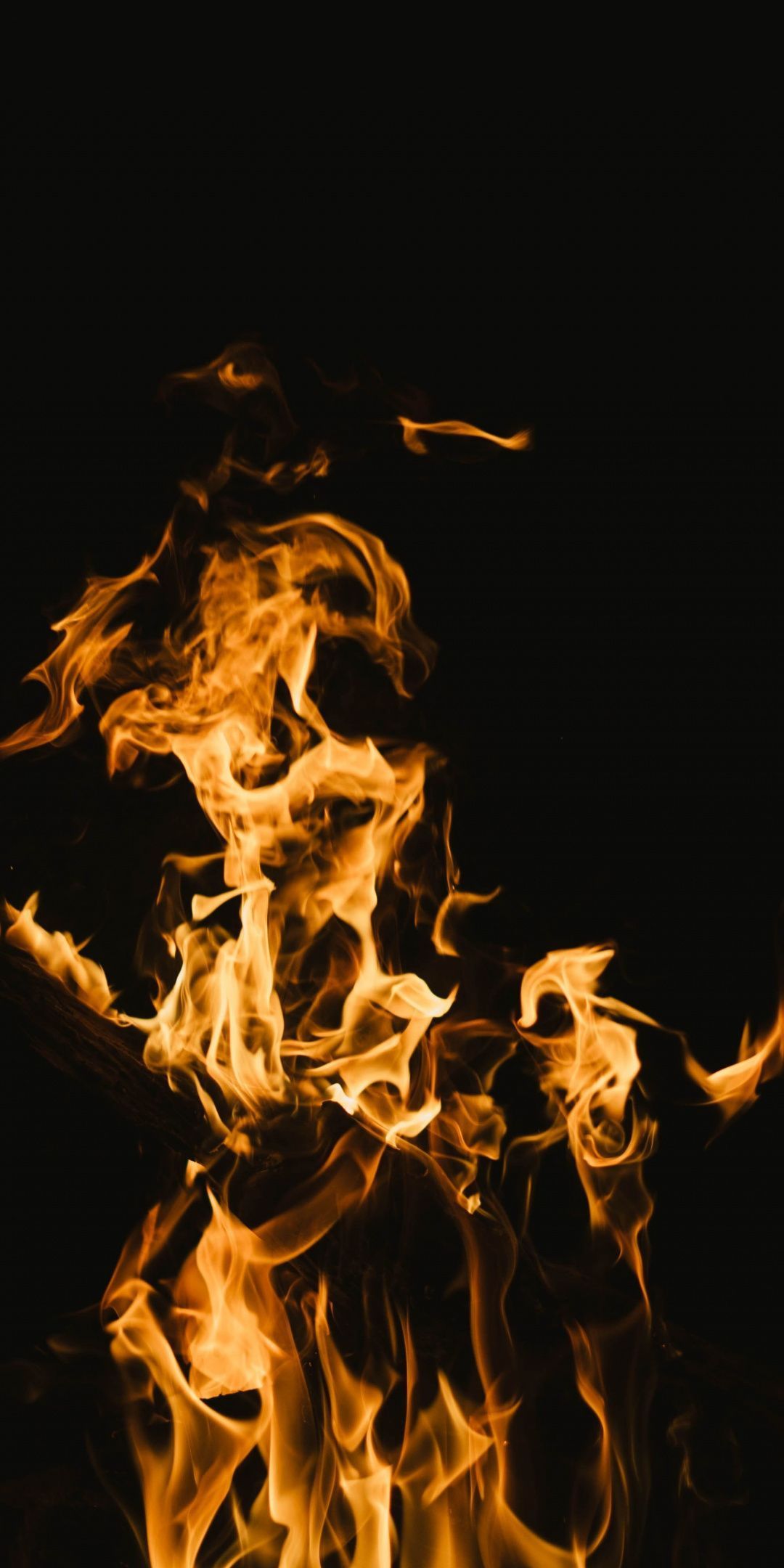 1080x2160 Flame, yellow fire, dark wallpaper. Dark wallpaper, iPhone wallpaper fire, Dark green aesthetic