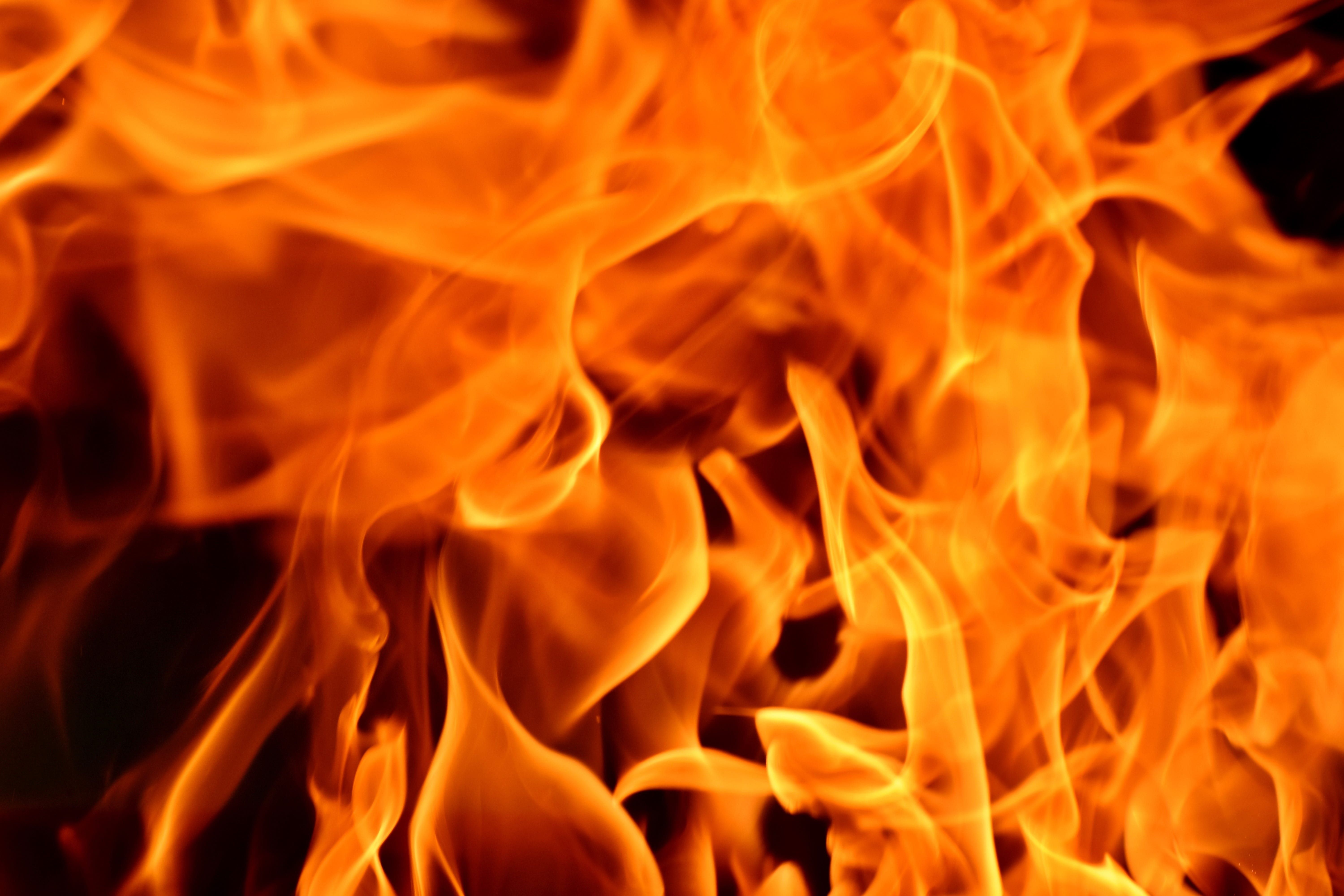 6000x4000 Wallpaper / Yellow, Fire Phenomenon, Heat, Fire, Inferno, Hot, Fireplace, Close Up, Bonfire, Embers, Black Background, Bright, Orange Color, Glow, Background Free Download