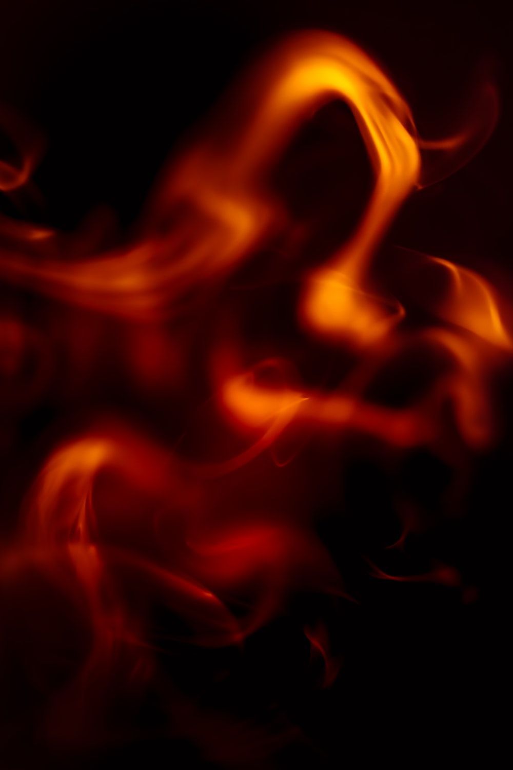 1000x1500 Red and yellow fire digital wallpaper photo