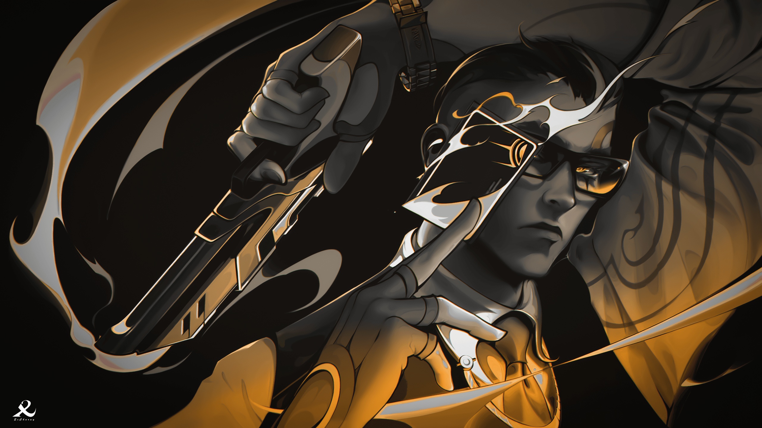 2560x1440 Chamber Valorant Wallpaper