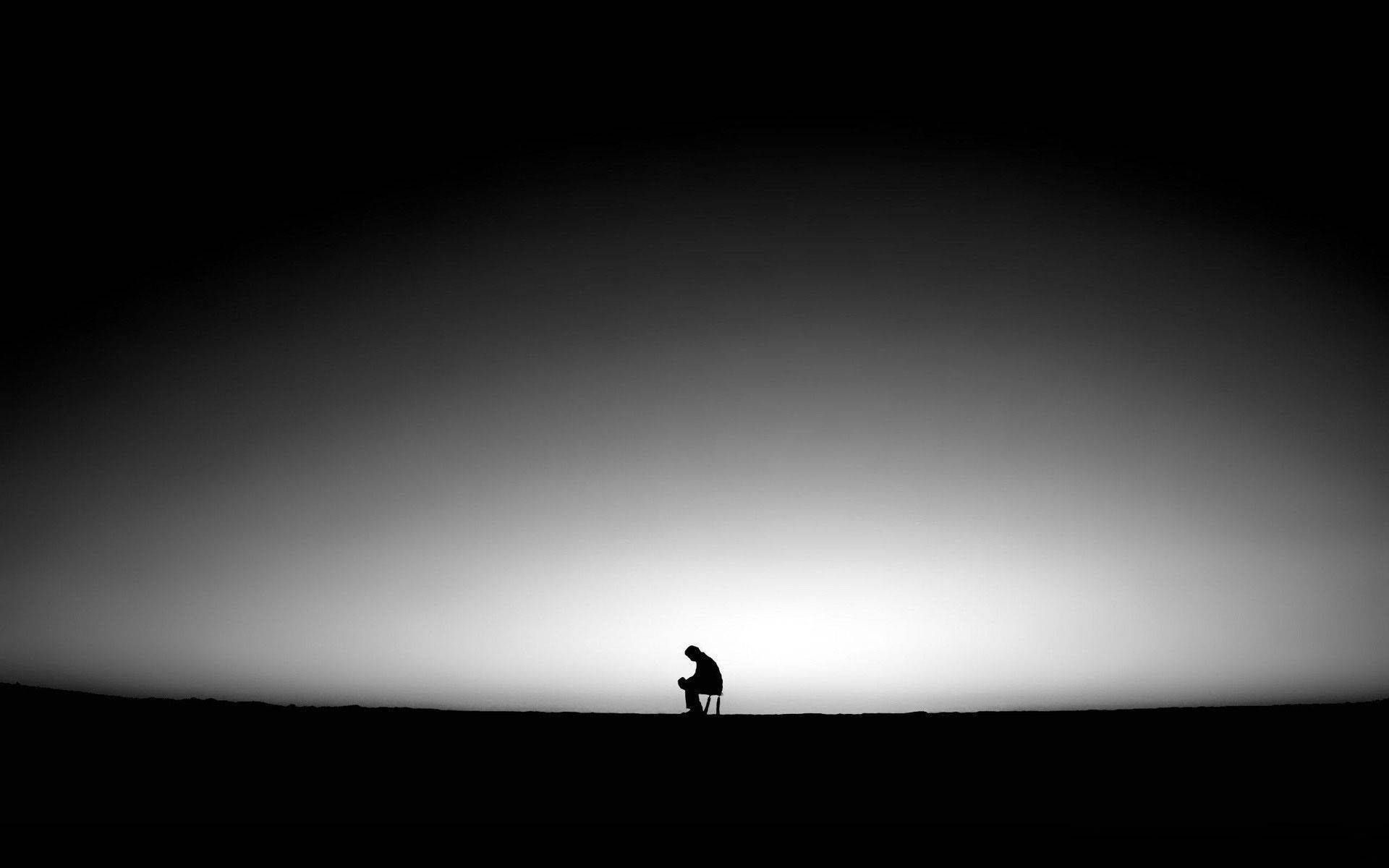 1920x1200 Download A Pensive Black Man in Deep Contemplation Wallpaper