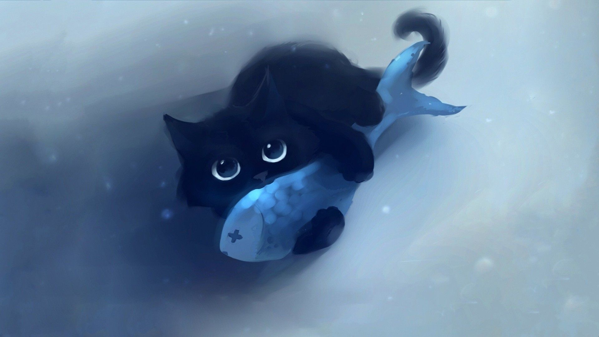 1920x1080 1920x1080 cat apofiss fish artwork wallpaper JPG 203 kB Gallery HD Wallpaper