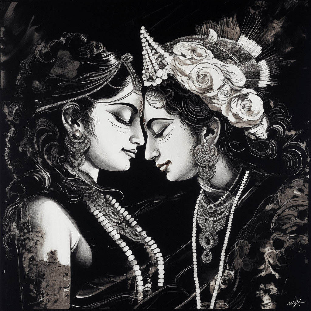 Radha Krishna Black Wallpapers - Top Free Radha Krishna Black