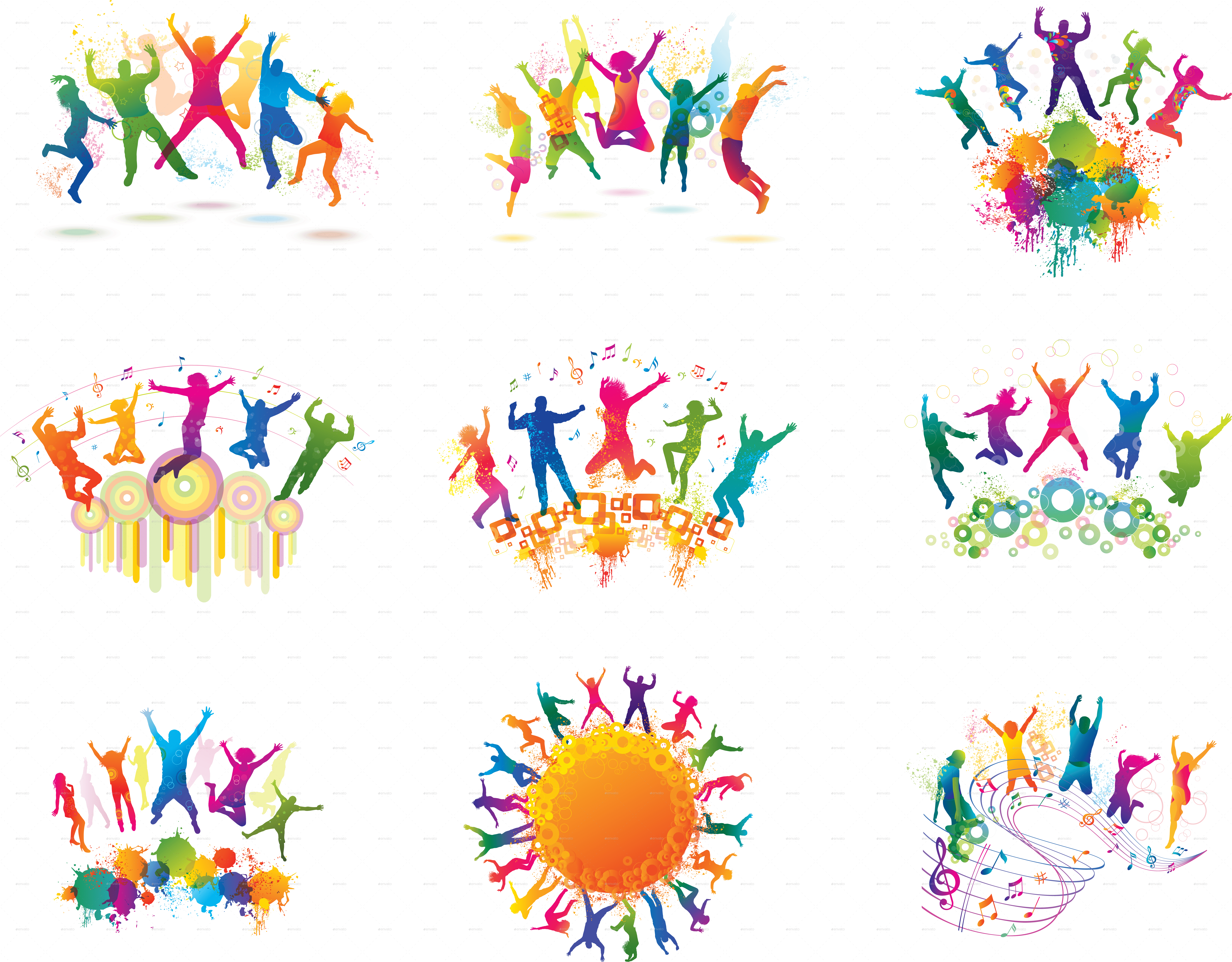 8157x6367 Free download Colorful Background with Dancing Young People by [8157x6367] for your Desktop, Mobile & Tablet. Explore Young People Wallpaper. Wallpaper Of People, Stick People Wallpaper, Happy People Wallpaper