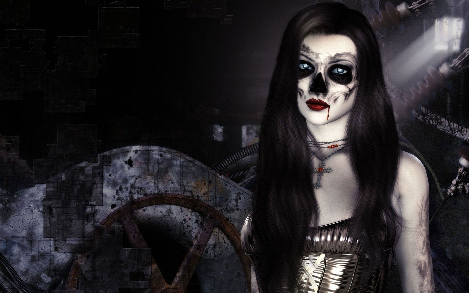 1920x1200 Fantasy Vampire Wallpaper