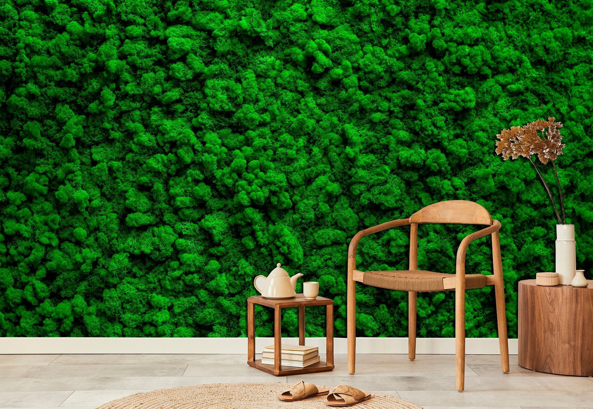 2000x1378 Moss Green Wallpaper