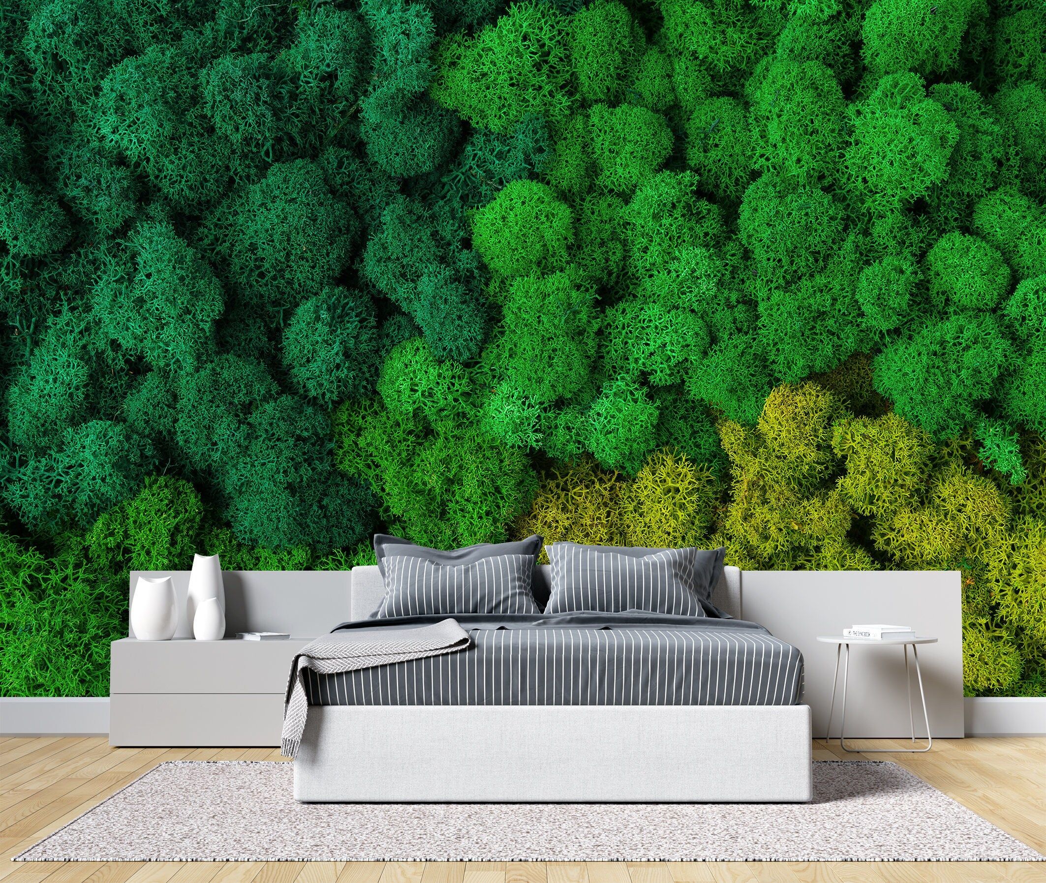 2126x1795 Moss Green Wallpaper