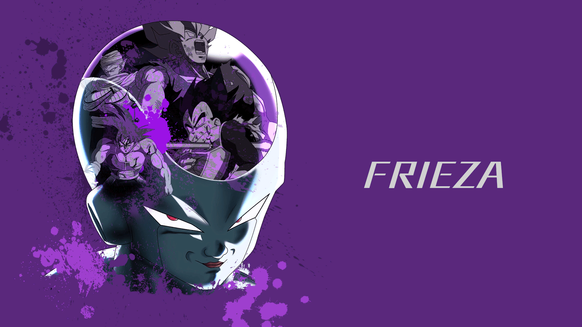 1920x1080 Dragon Ball Dragon Ball Z Simple Background Purple Background Minimalism Anime Boys Anime Men Vegeta Wallpaper:1920x1080