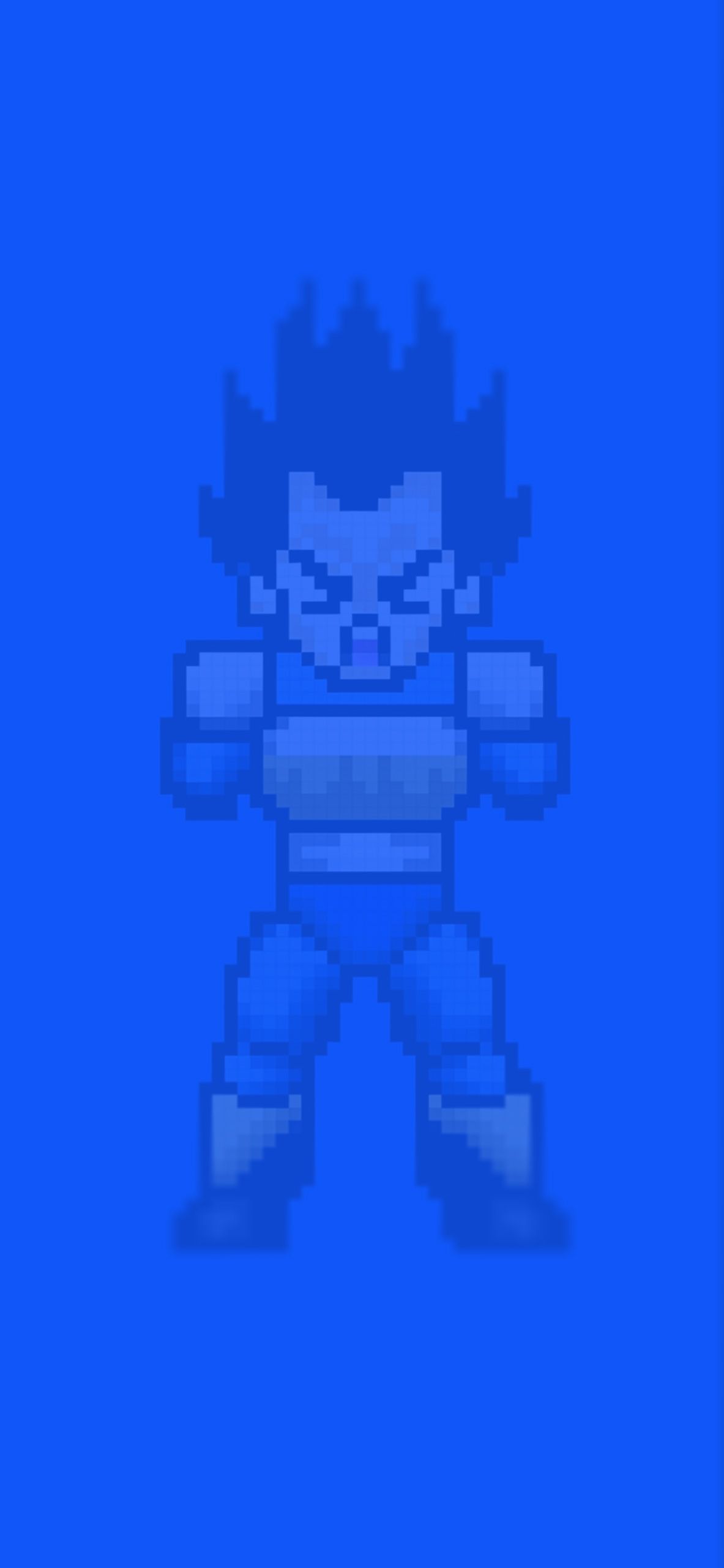 1183x2560 Dragon Ball Vegeta Blue Pixel Wallpaper Wallpaper Phone
