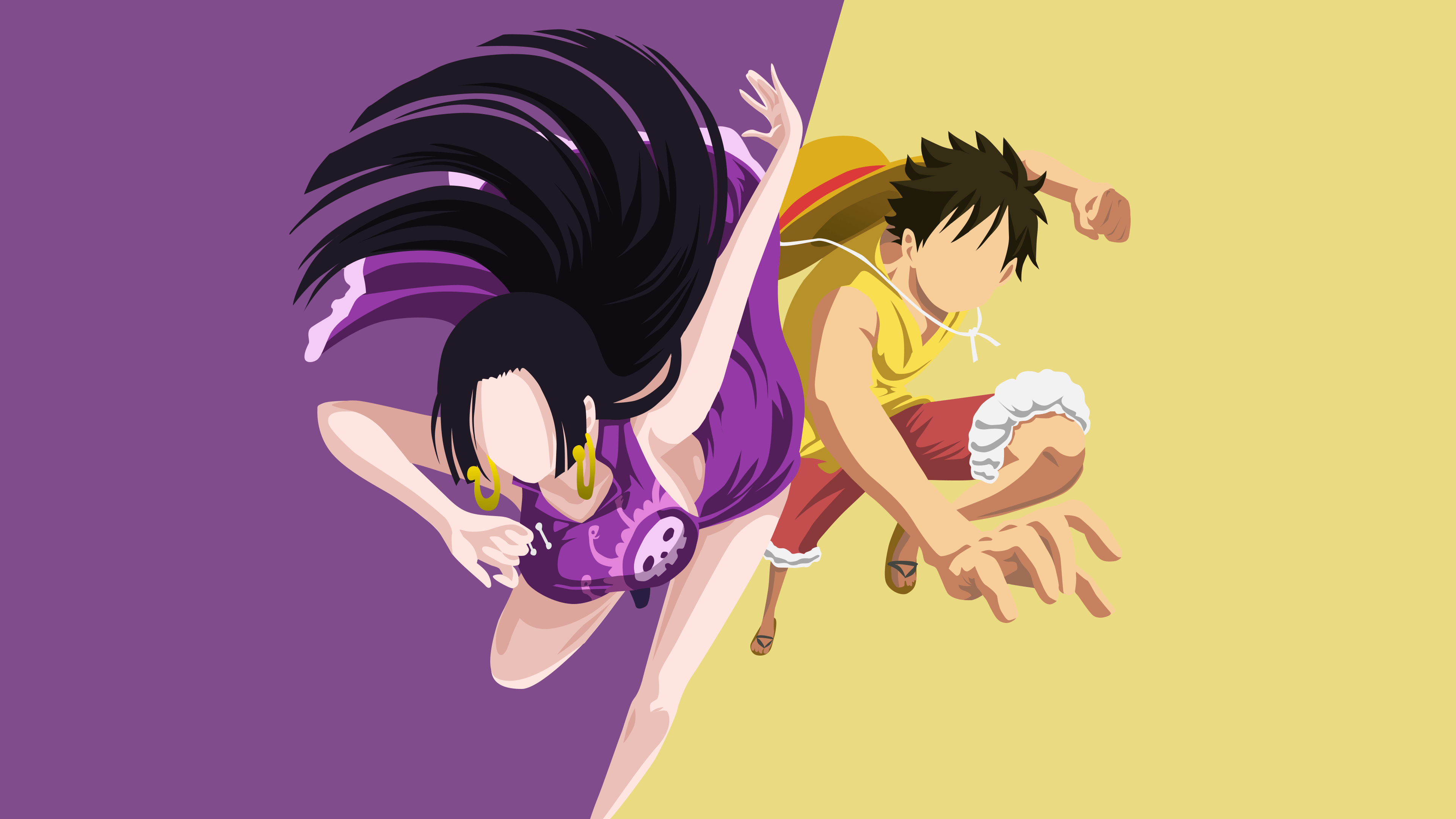 3840x2160 One Piece 4K, Boa Hancock, Monkey D. Luffy Gallery HD Wallpaper