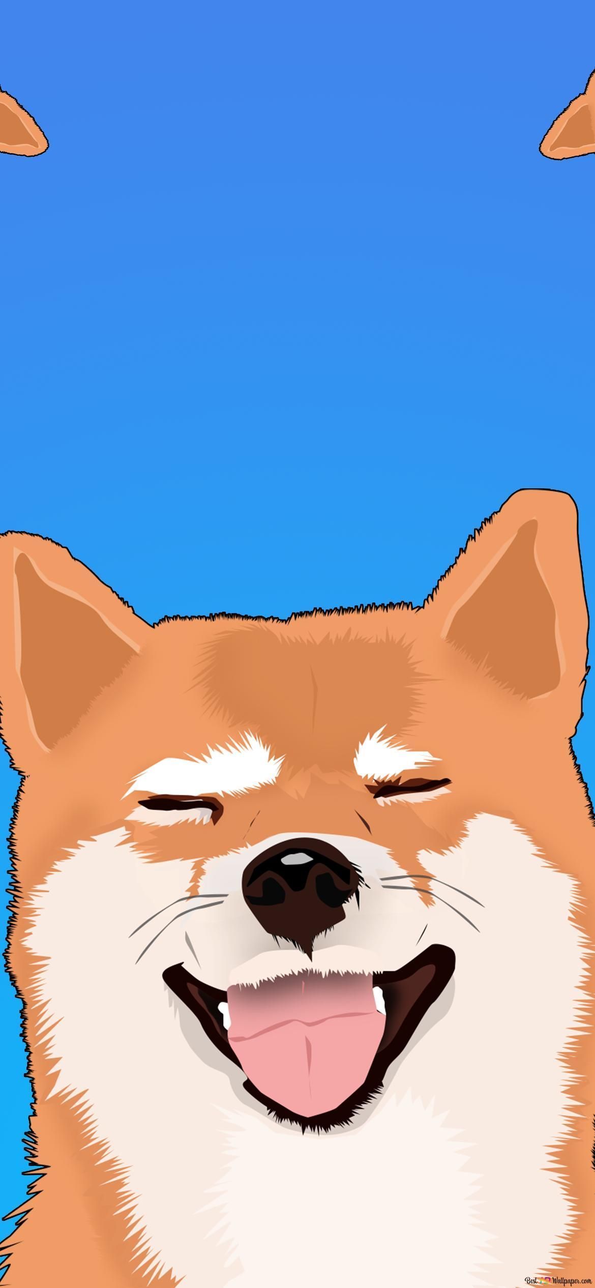1170x2532 Shiba Inu 2K wallpaper download