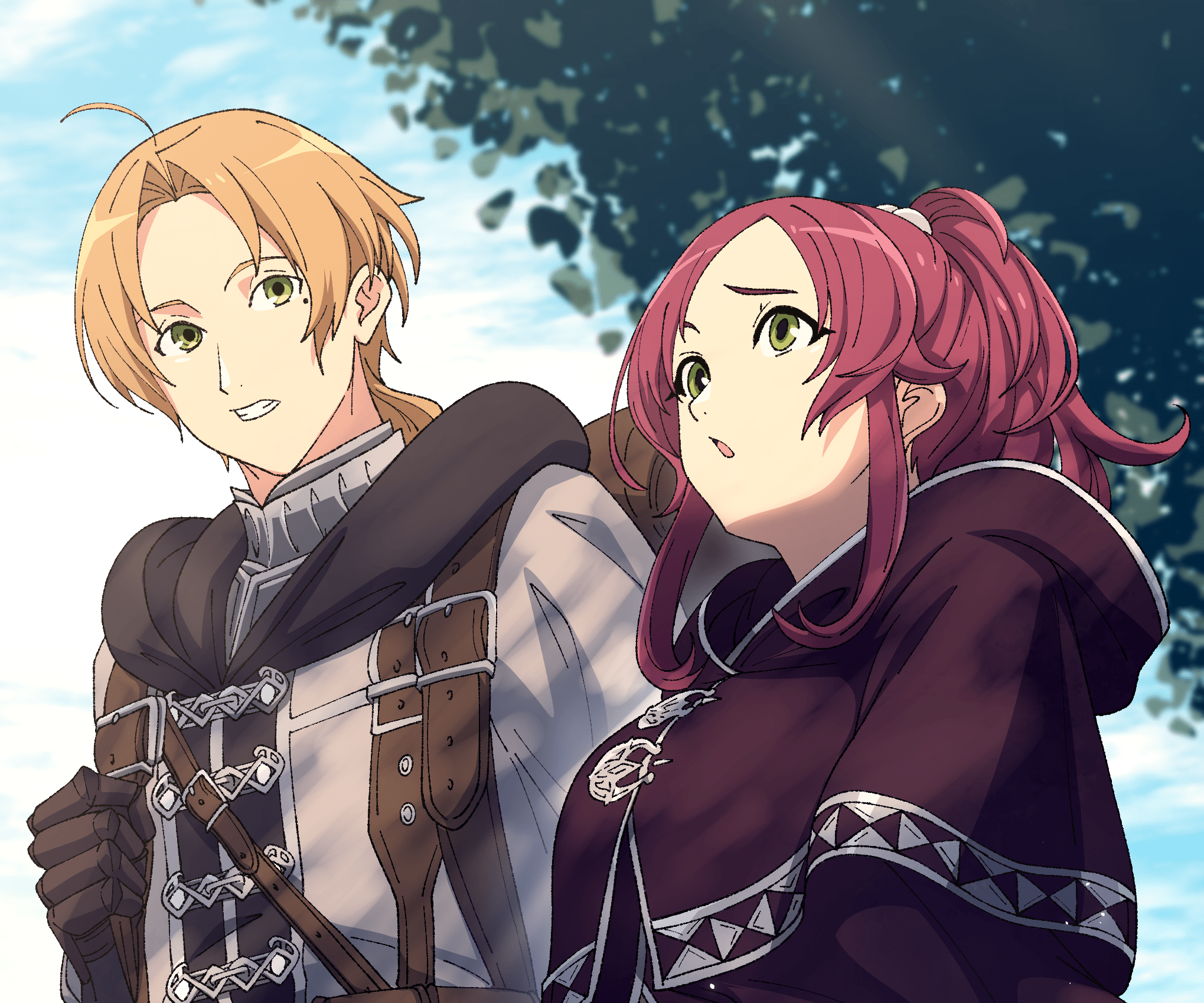 2039x1699 Mushoku Tensei: Jobless Reincarnation HD, Rudeus Greyrat, Aisha Greyrat Gallery HD Wallpaper