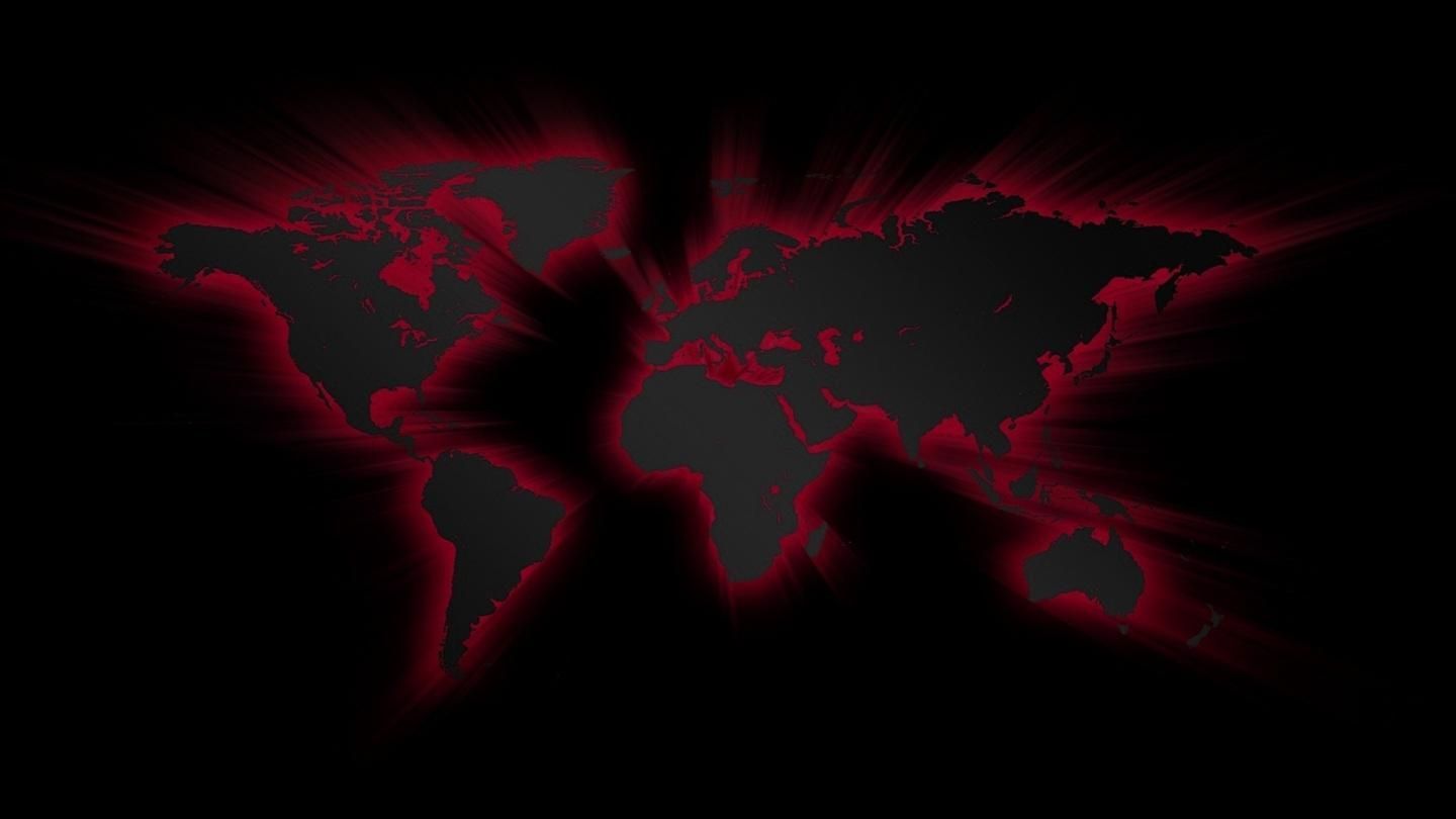 1440x810 World Map Black HD Wallpaper Black. Imágenes españoles