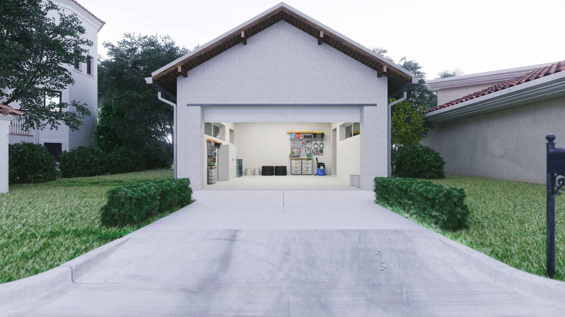 1920x1080 Garage Wallpaper