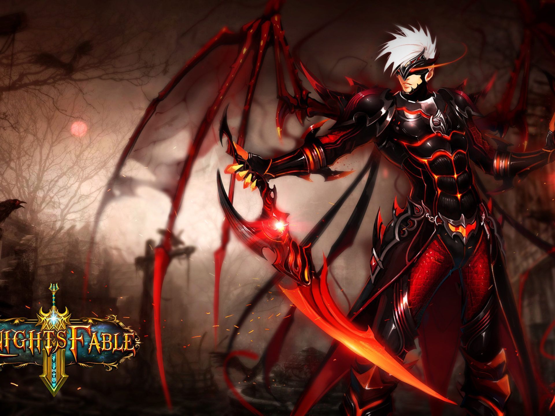 1920x1440 Knights Fable Fantasy Mmo Rpg Online Hero Heroes King Arthur Action Adventure Fighting Poster Warrior Demon Wallpaper 08 :