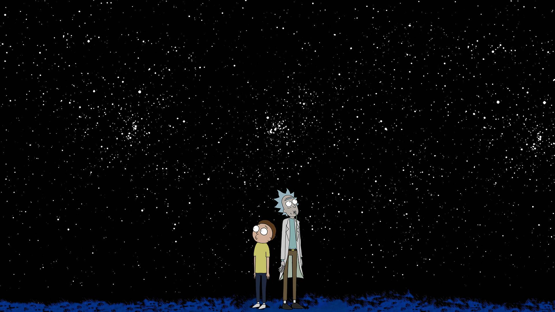 Rick and Morty, black, picsart, HD mobile wallpaper, Peakpx