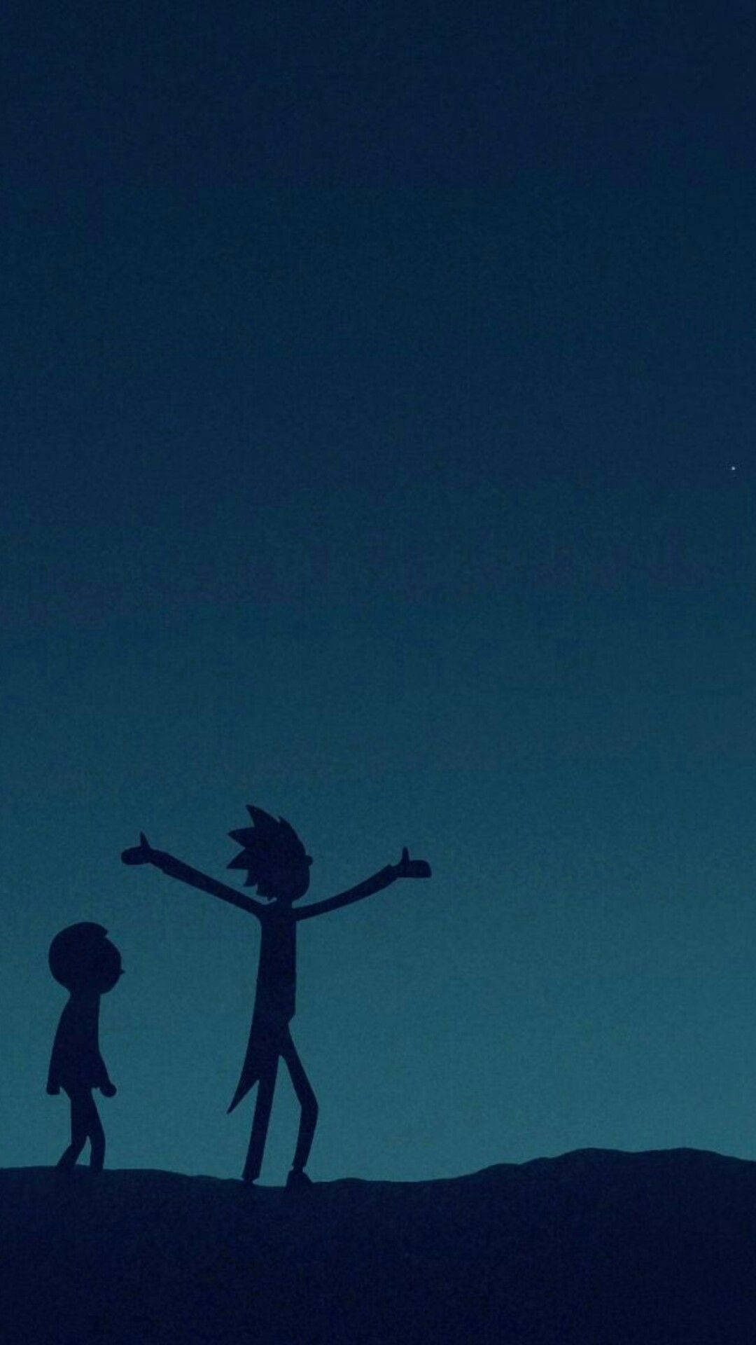 1080x1920 Download Rick And Morty Phone Dark Wallpaper